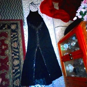 Nordstrom, Black, sequin, luxury,red carpet dress